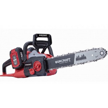  "Akumuliatorinis grandininis pjūklas Worcraft 40V 2x4.0Ah"